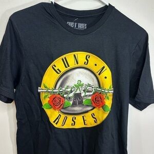 NWT Bravado Guns N’ Roses Unisex Short Sleeve Band Tee-Shirt Black Size Small